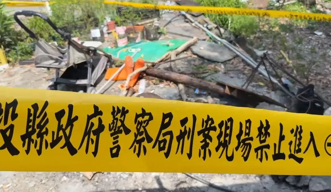 南投縣仁愛鄉萬豐村梅園吊橋附近一處工寮發生恐怖意外。(圖/翻攝畫面)