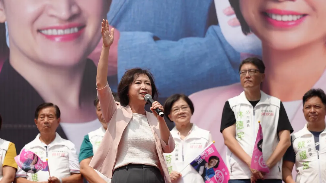民進黨台中市長參選人何欣純。（圖／何欣純競辦提供）
