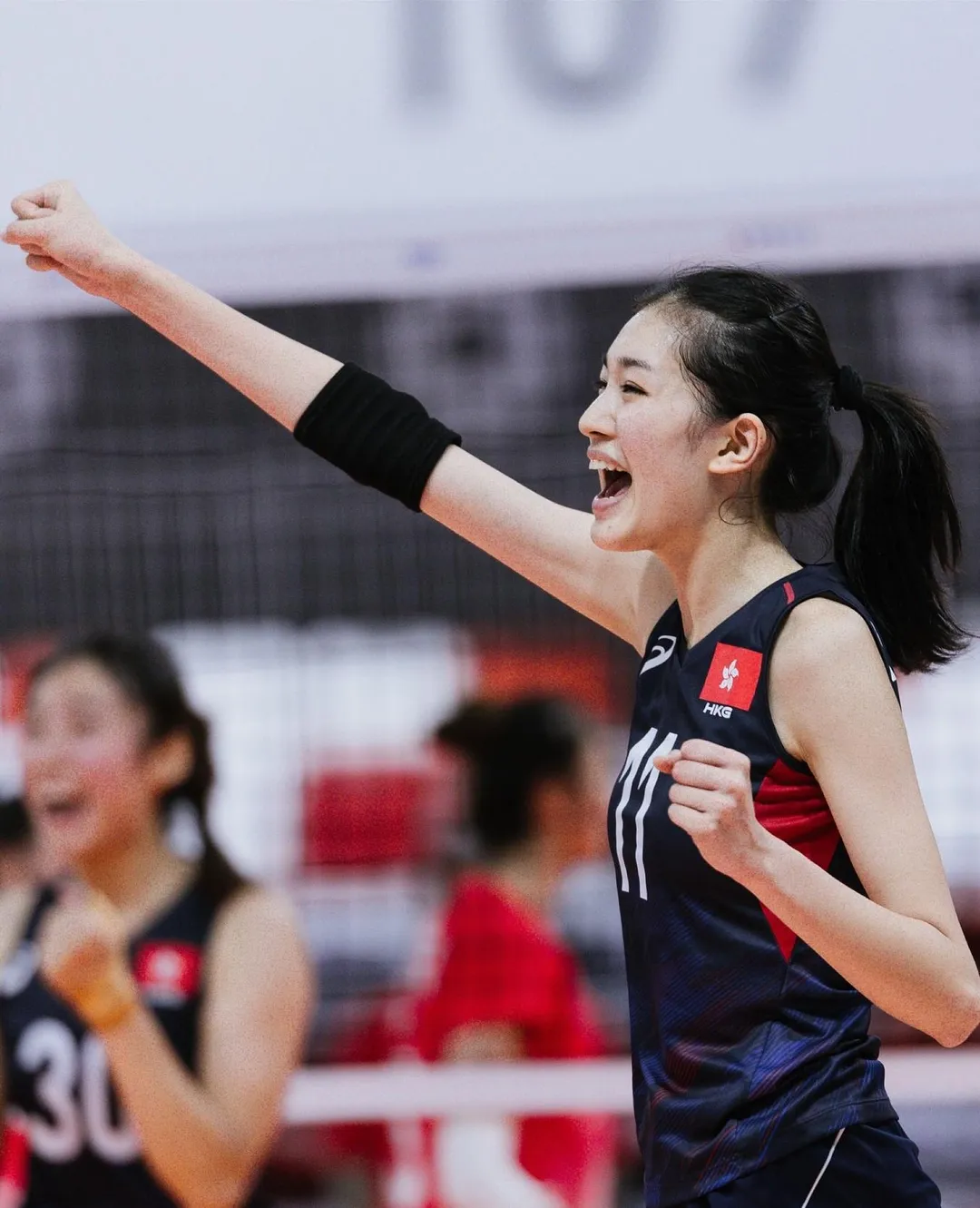 香港女子排球代表隊的孫綺彤。（圖／翻攝自yeetsuen IG）
