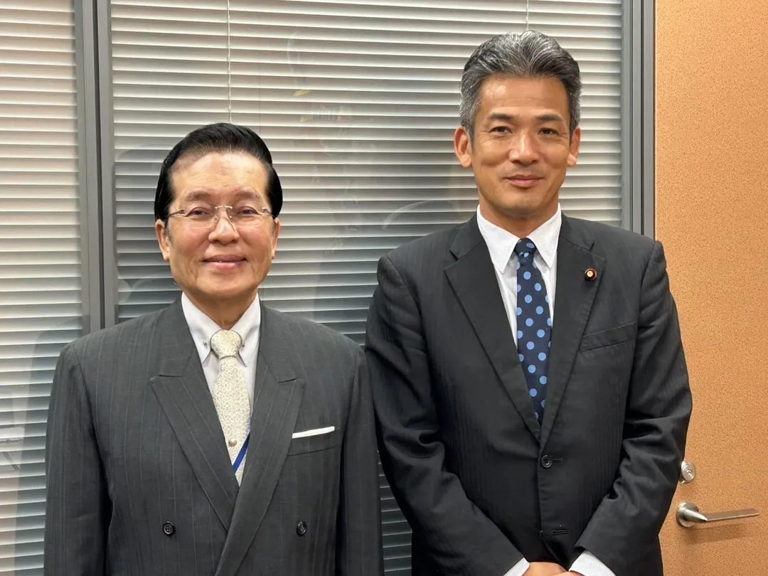張榮恭訪日。（圖/國民黨提供）