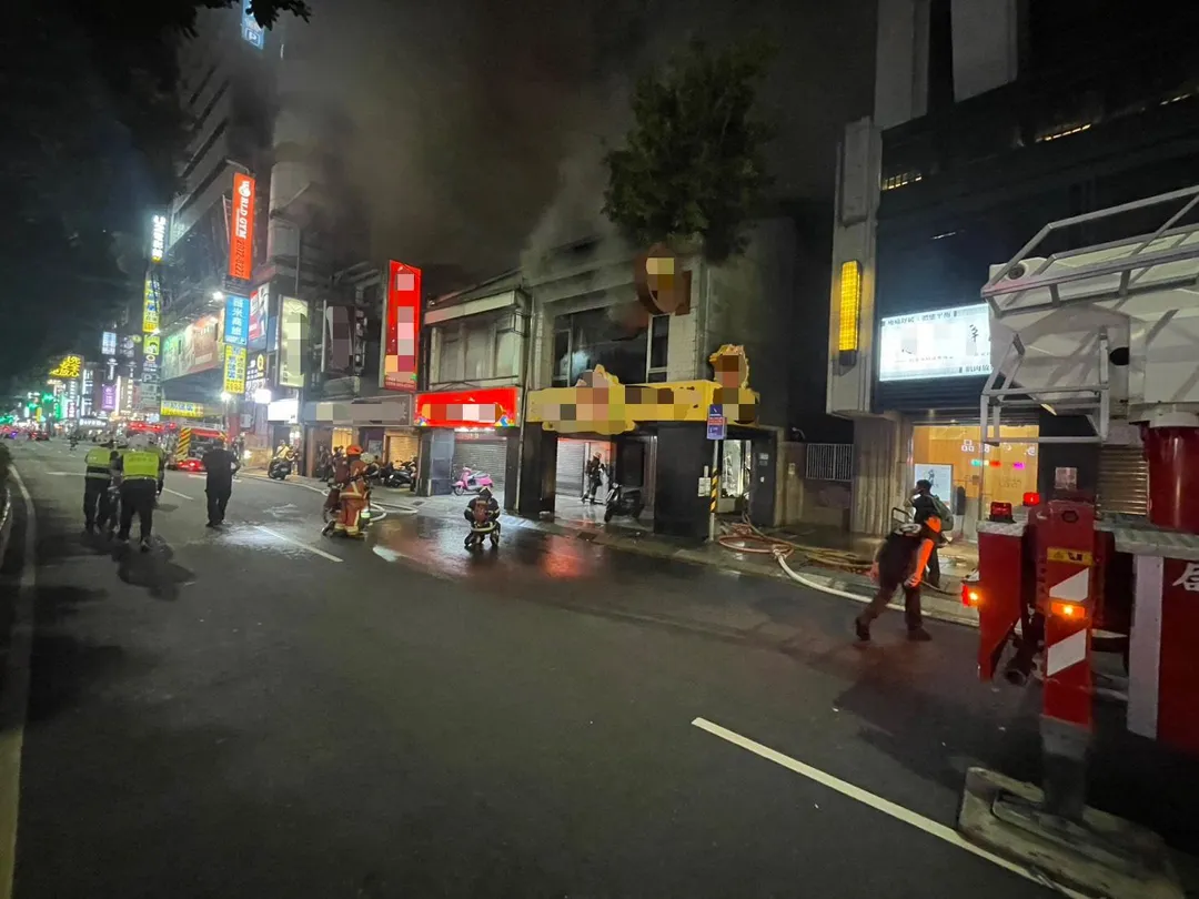 火災現場。(圖/警方提供)
