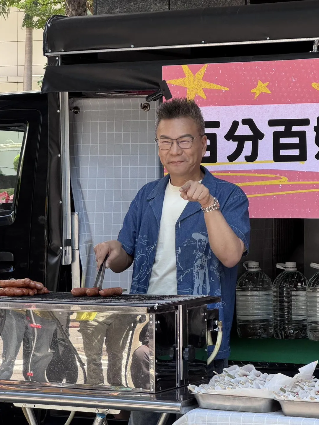 沈玉琳替好友陳建州發聲緩頰。（圖／記者 楊進明 攝）