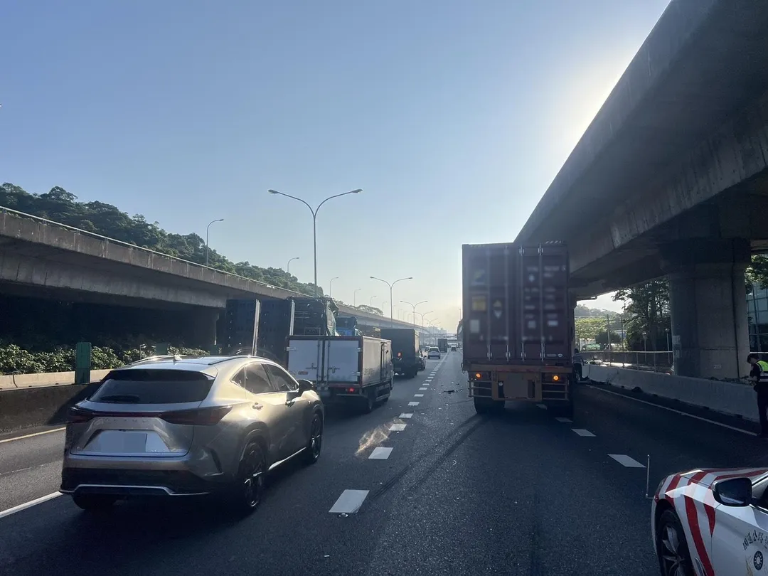 車禍現場。(圖/警方提供)
