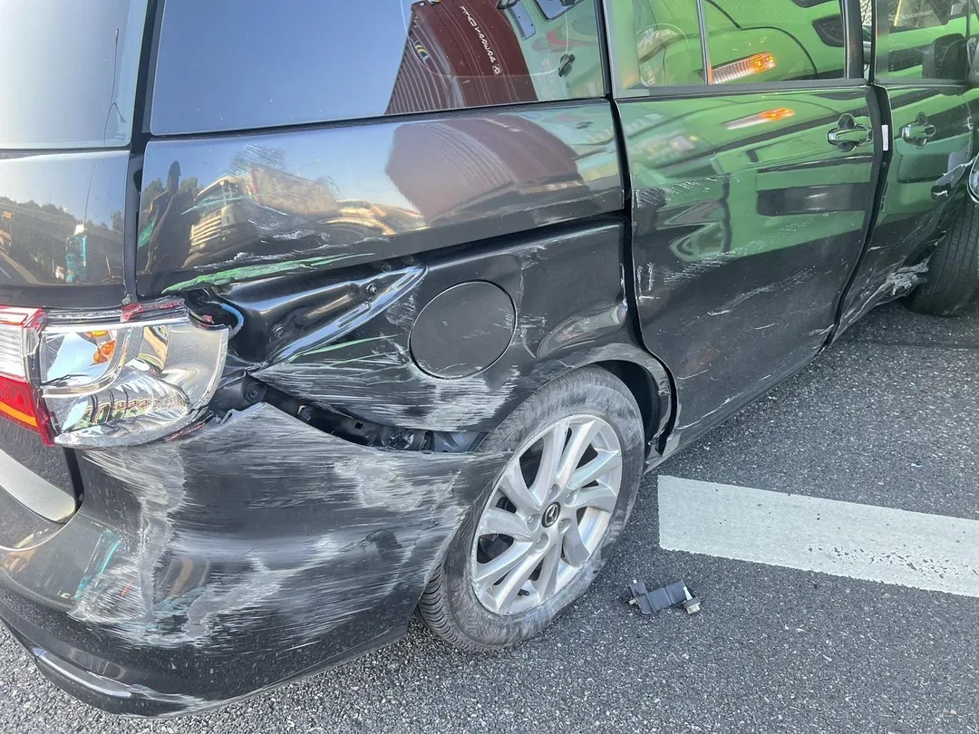 車禍現場。(圖/警方提供)