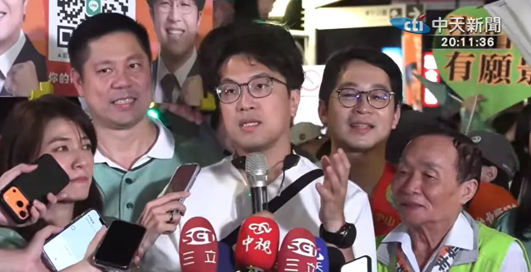 台北市長參選人沈伯洋資料照。(圖/中天新聞)