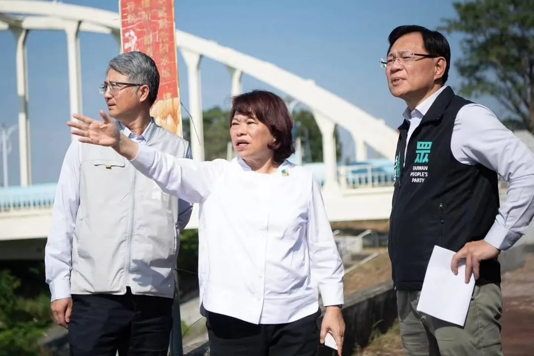 民眾黨嘉義市長參選人張啓楷、嘉義市長黃敏惠。（圖／張啓楷團隊提供）