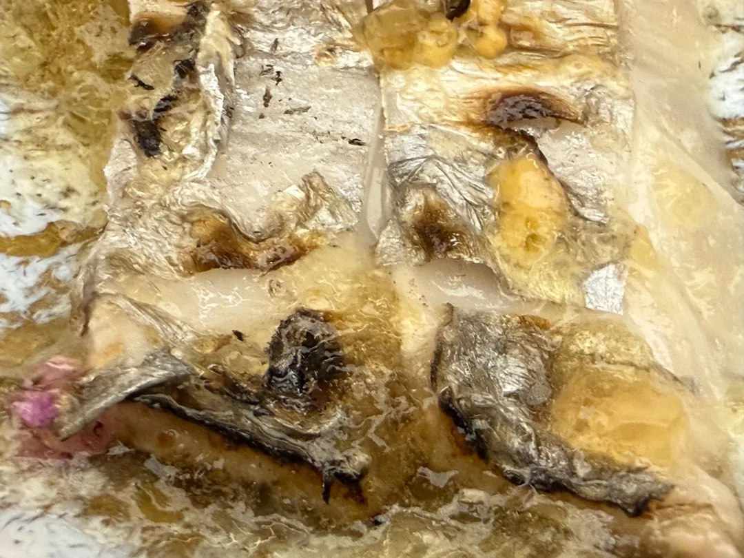 銀焦太刀魚皮。(圖/黃宏輝提供)