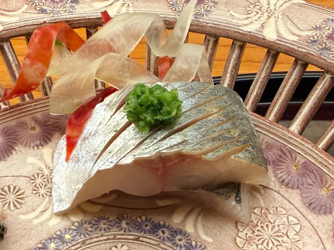 真鰺蔥薑末。(圖/黃宏輝提供)