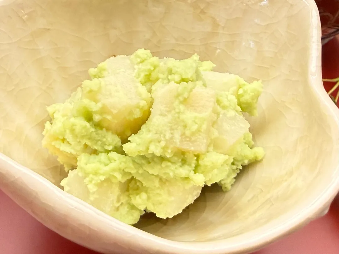 竹筍毛豆和。(圖/黃宏輝提供)