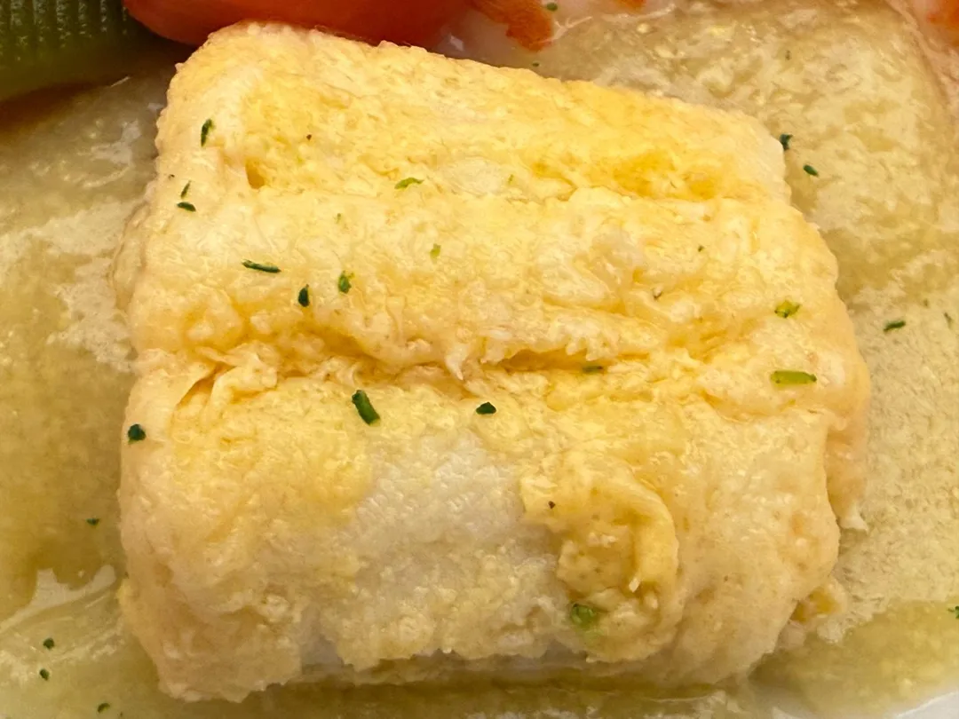 穴子黃味揚。(圖/黃宏輝提供)