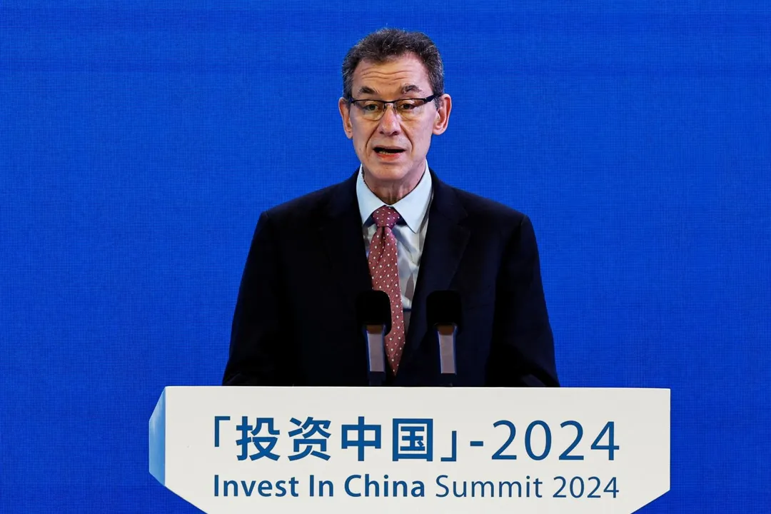 輝瑞大藥廠執行長博爾拉。（圖／路透）