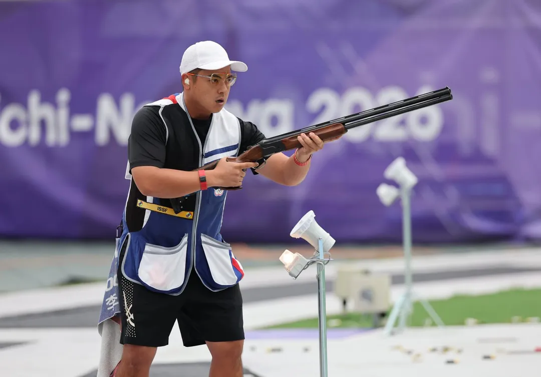李孟遠射下男子定向飛靶銅牌。(圖/中華奧會提供)