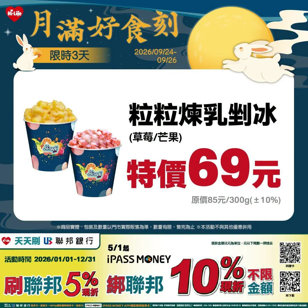 中秋節優惠。（圖／萊爾富）