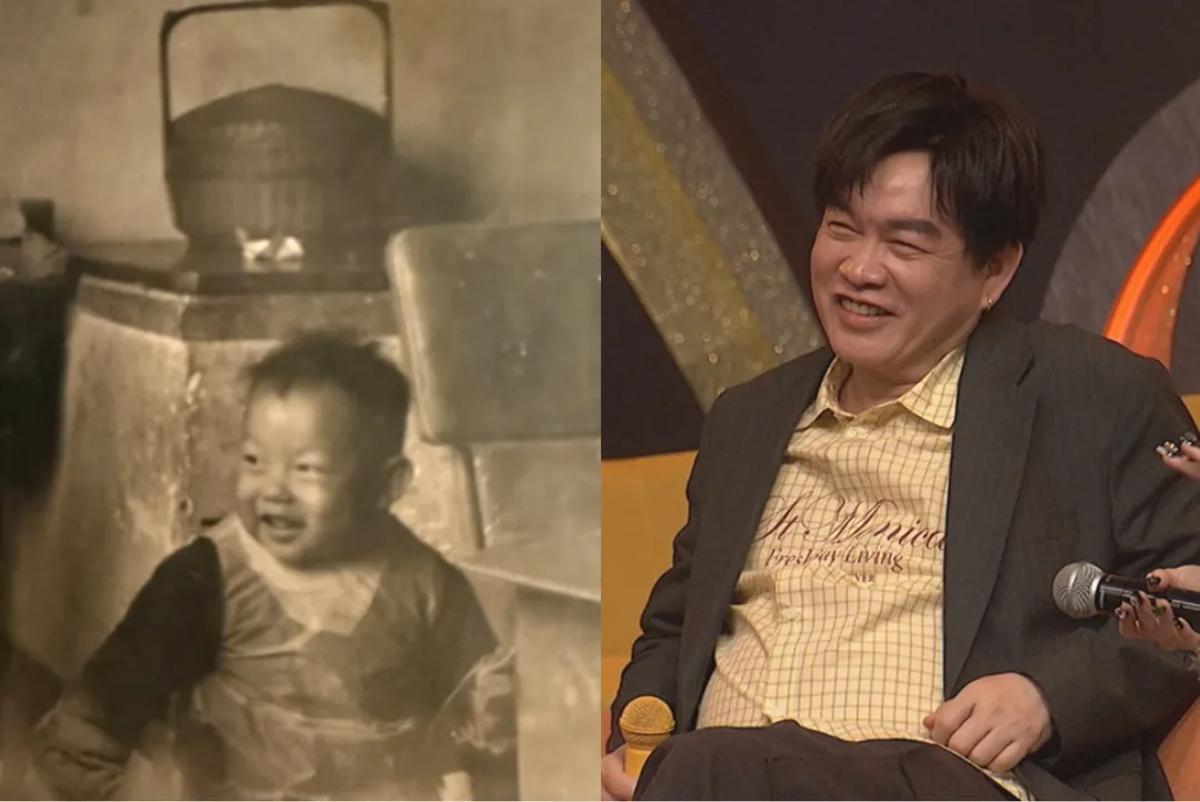 康康公開自己的兒時照片。（圖／中視提供）