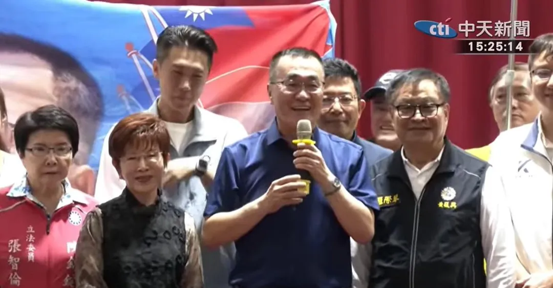 國民黨前主席洪秀柱力挺新北市長參選人李四川。（圖／中天新聞）