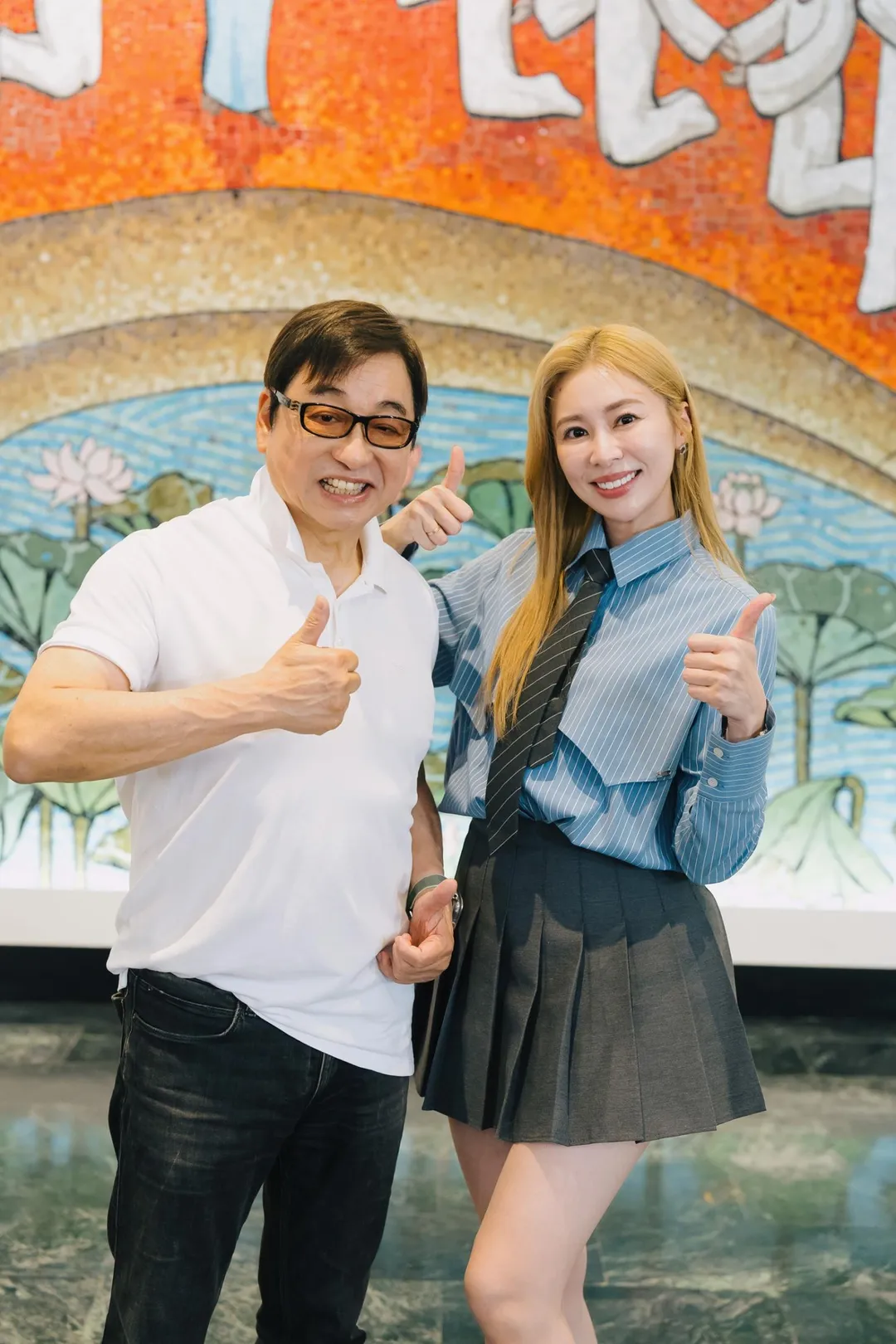 李濤與張棋惠一同合作公益單曲。（圖／關懷台灣文教基金會提供）