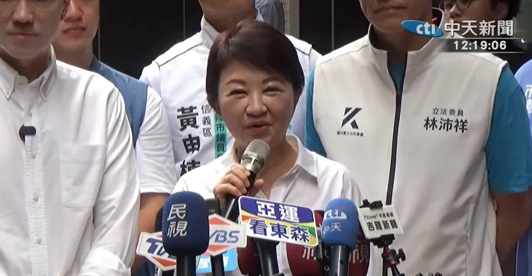 台中市長盧秀燕。(圖/中天新聞)