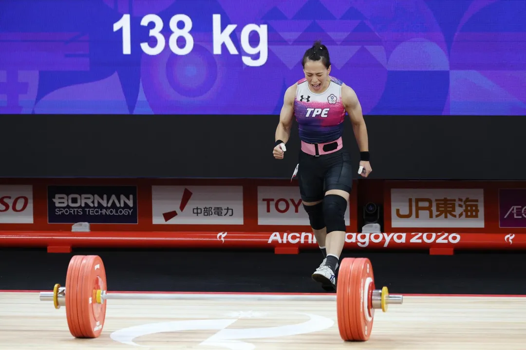 今年是她第四度征戰亞運會，繼2022年杭州亞運獲得女子59公斤級銅牌後，她帶傷持續挑戰自我極限，本次首度轉戰女子61公斤級。（圖／中華代表團提供）