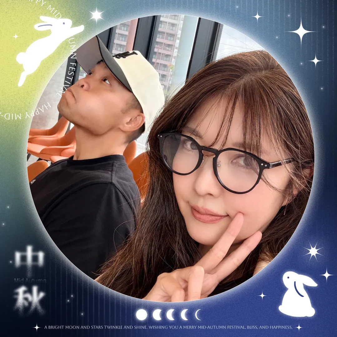 李玖哲無預警曬出夫妻倆的合照。（圖／翻攝自IG@nickyleenickylee）