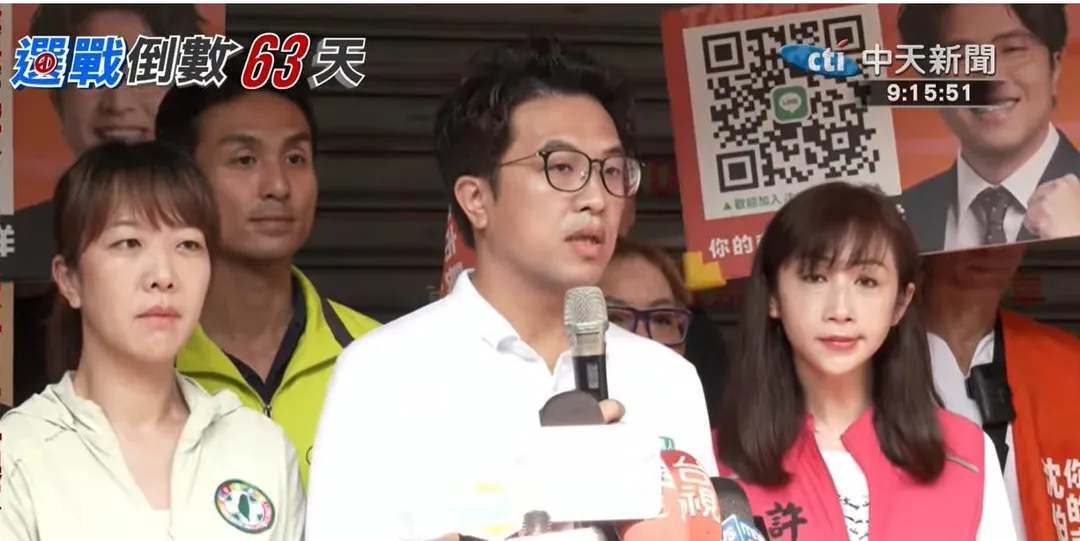沈伯洋受訪。（圖/中天新聞）
