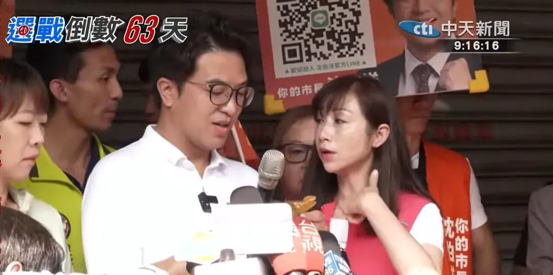 沈伯洋受訪。（圖/中天新聞）