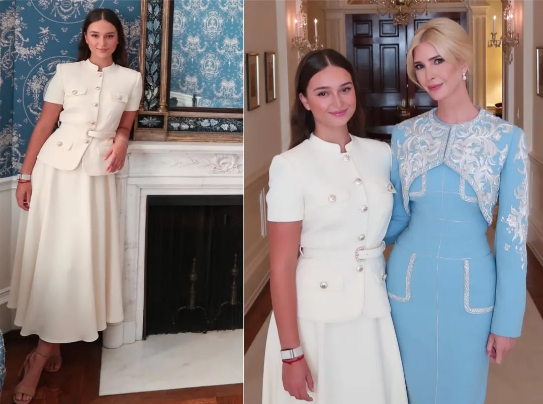 阿拉貝拉(圖左)與母親伊凡卡。(圖/翻攝@Ivanka Trump)
