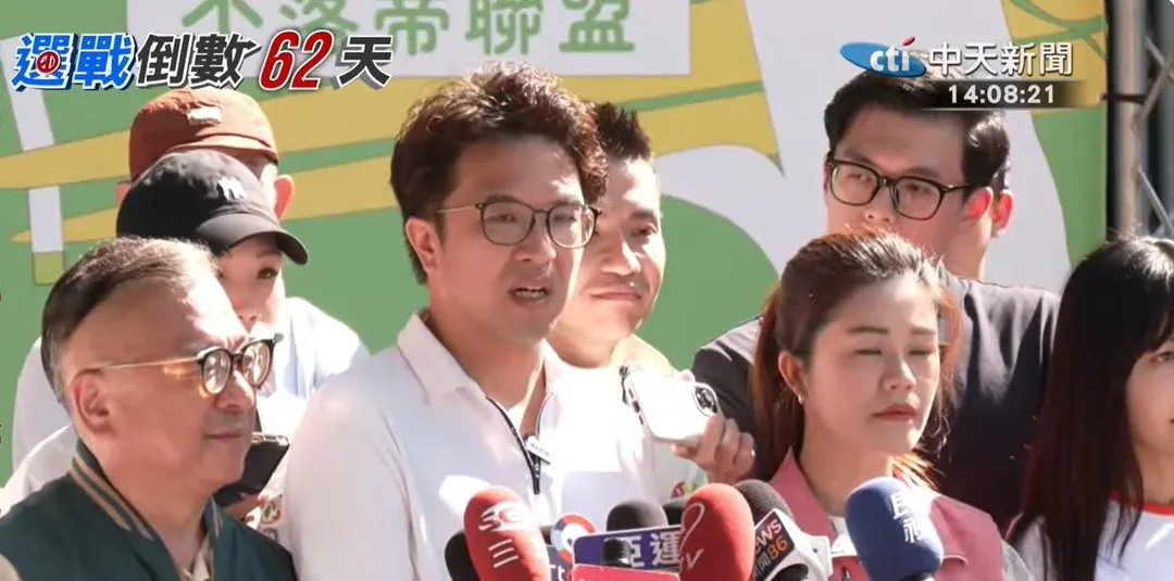 沈伯洋受訪。（圖/中天新聞）