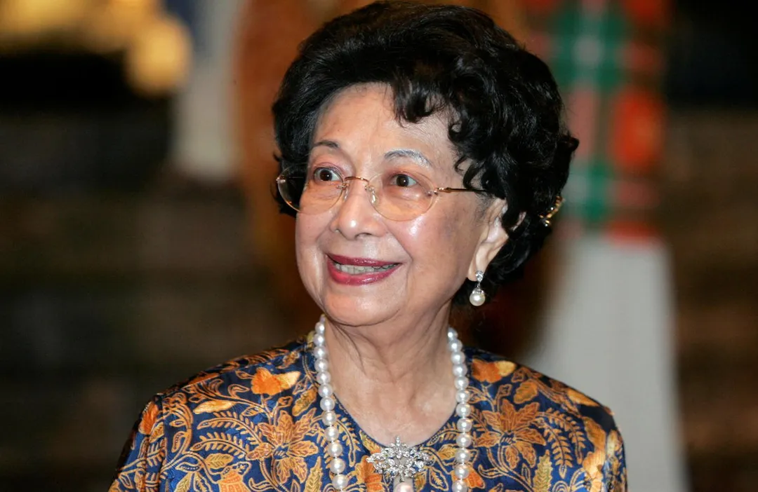 馬來西亞前首相馬哈地夫人西蒂哈斯瑪。（圖／路透社）