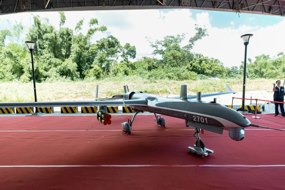 國家中山科學研究院民雄航太暨無人機產業園區開工動土及民雄院區啟用典禮。(圖/總統府提供)