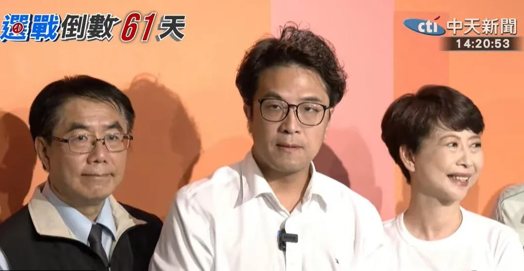 民進黨台北市長參選人沈伯洋。（圖／中天新聞）