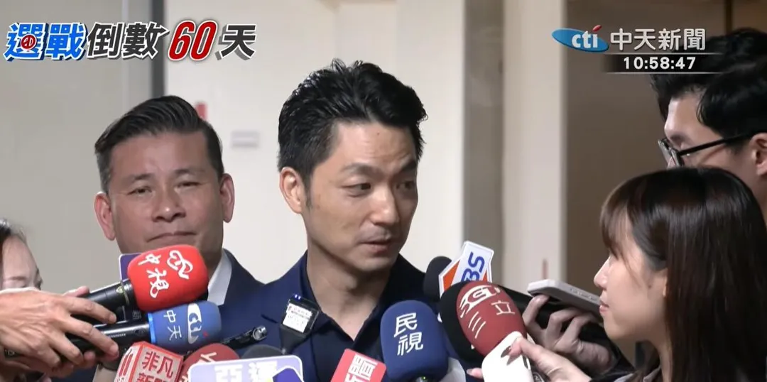 蔣萬安受訪。(圖/中天新聞)