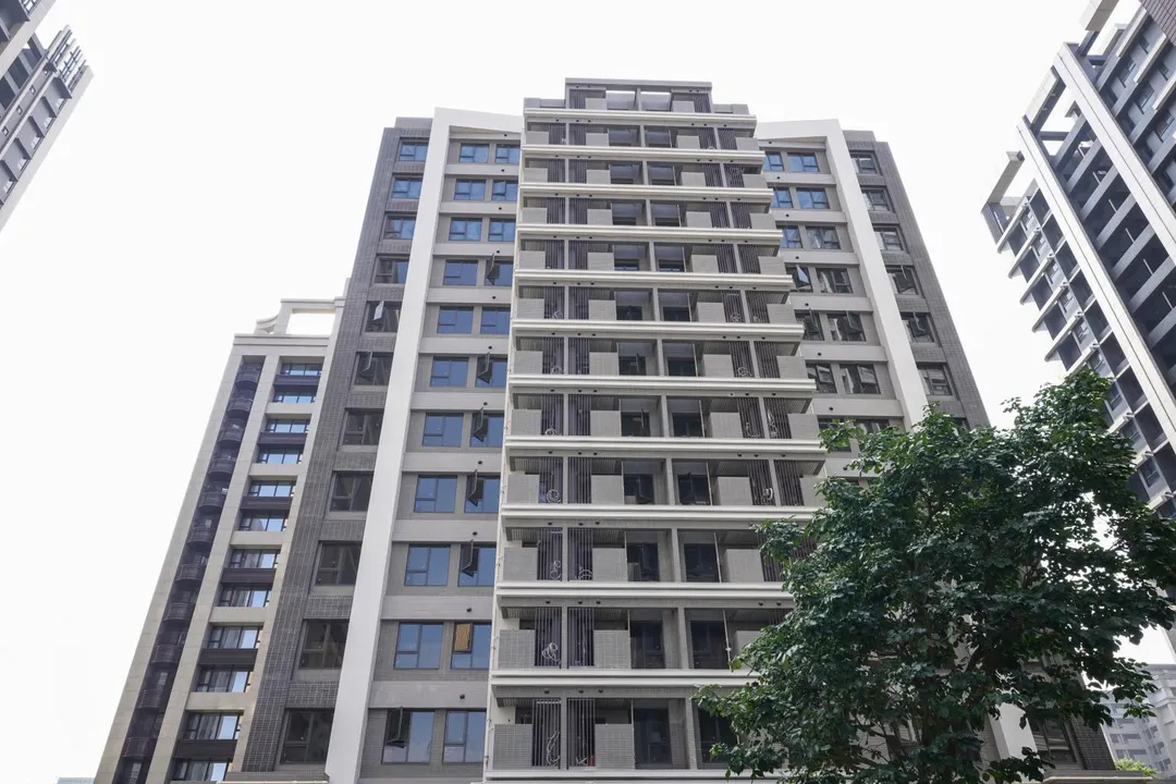 新北市板橋區「江翠好室」建物外觀。（圖／國家住宅及都市更新中心提供）