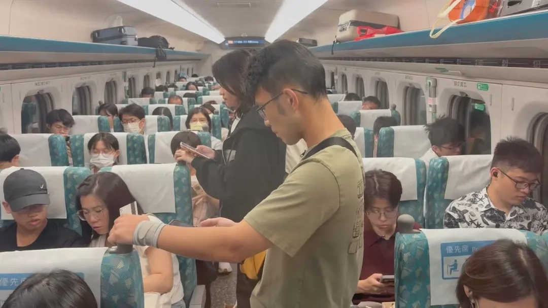 中秋高鐵塞爆。（示意圖／中天新聞資料照）