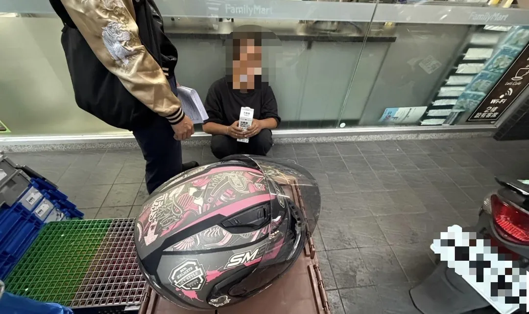 女子犯案後2小時即在北投遭警方逮捕。（圖／翻攝畫面）