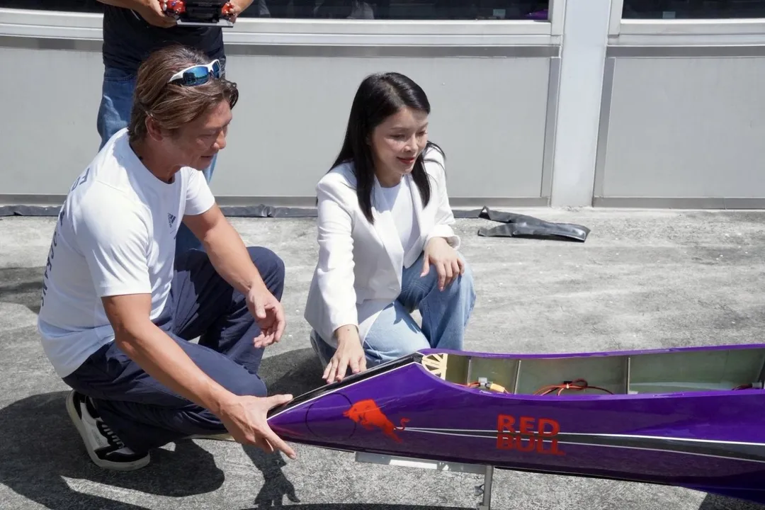 張嘉郡提出無人機低空科技產業發展政策。(圖/張嘉郡競選辦公室提供)