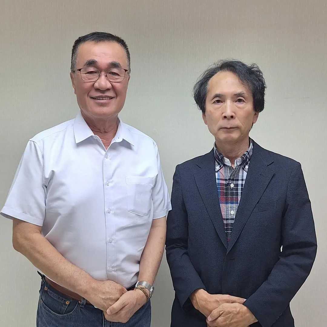 國民黨新北市長參選人李四川首度與日本政治學者小笠原欣幸會面。（圖／小笠原欣幸臉書）