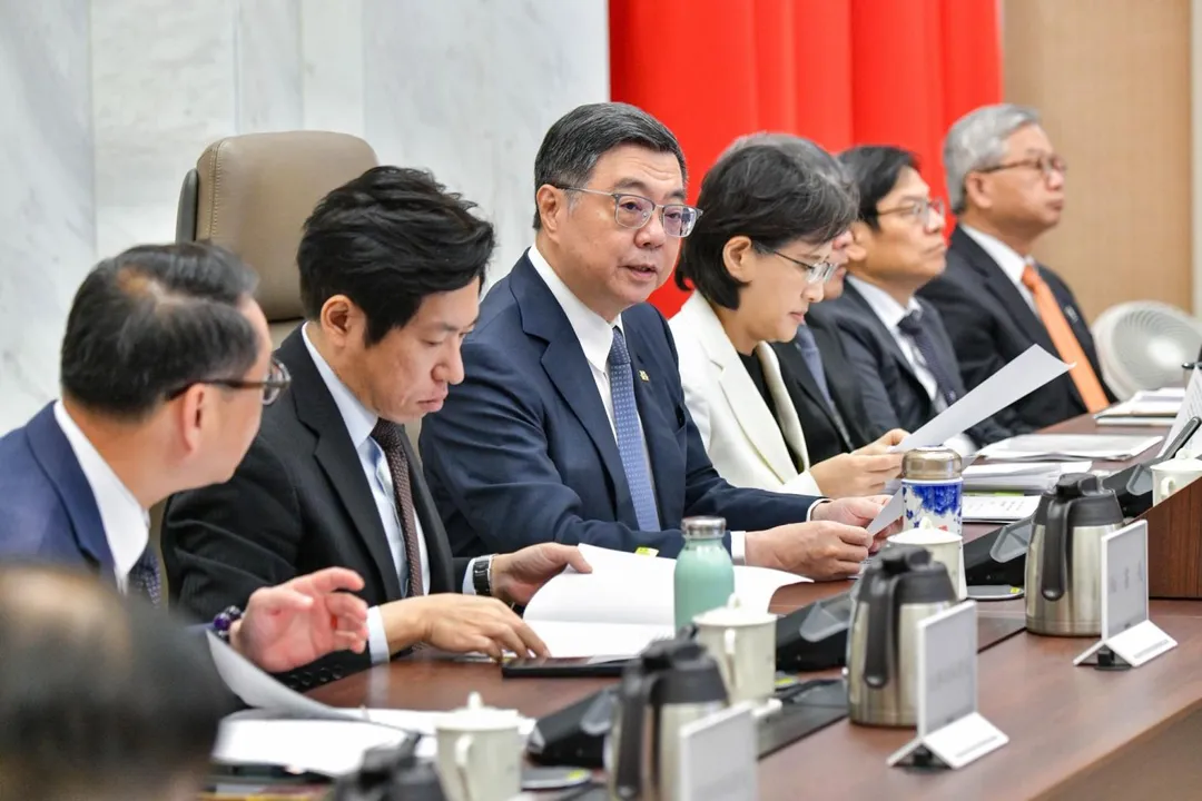 行政院長卓榮泰主持行政院會。（圖／行政院提供）