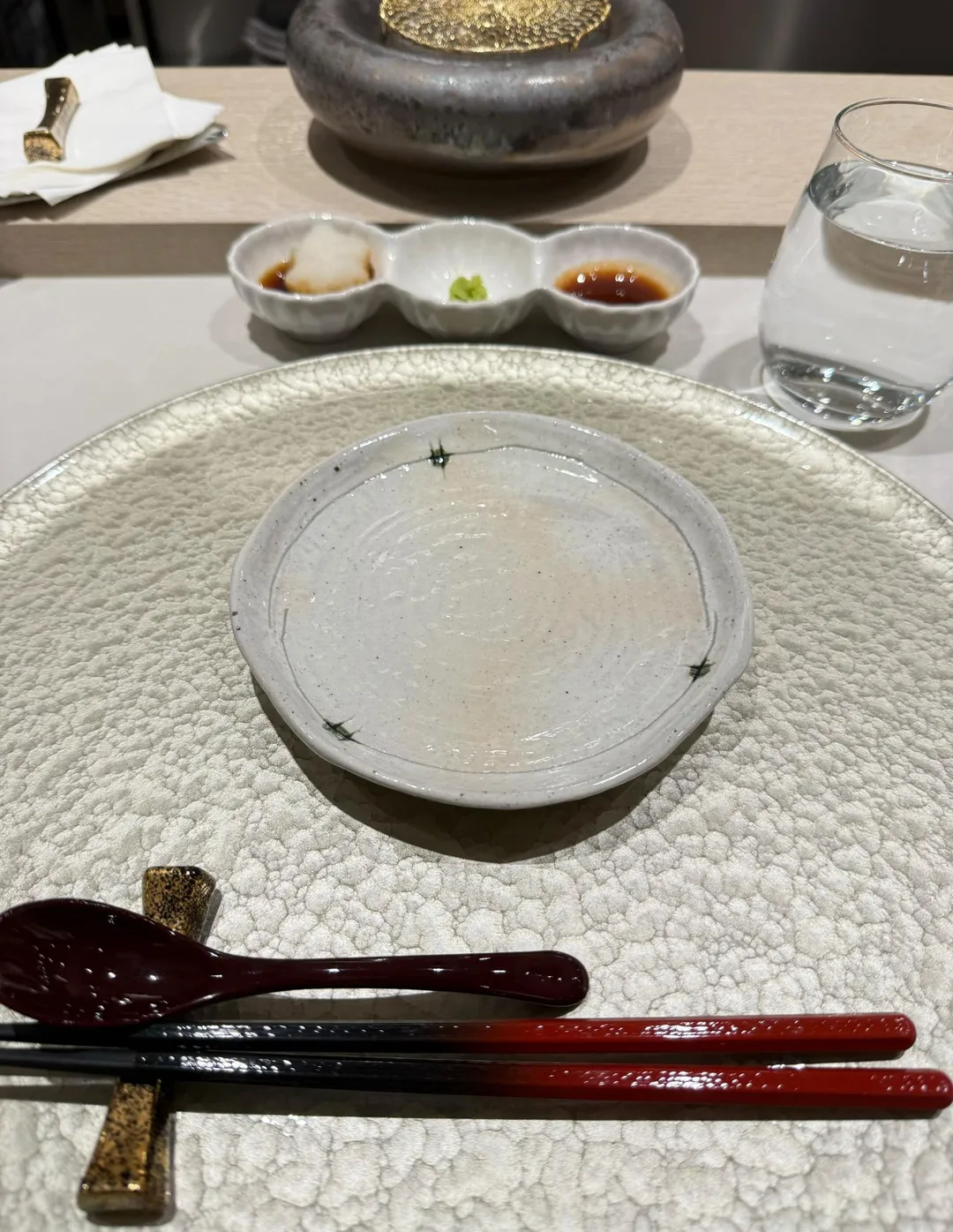 阪前料理儀式。（圖／黃宏輝提供）
