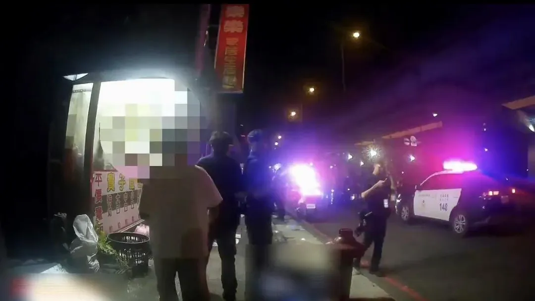 警方快打警力趕抵現場。(圖/翻攝畫面)