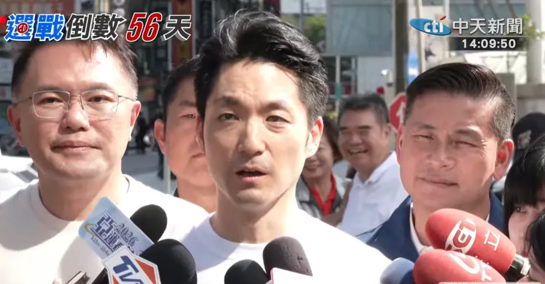 台北市長蔣萬安3日受訪。（圖／中天新聞）