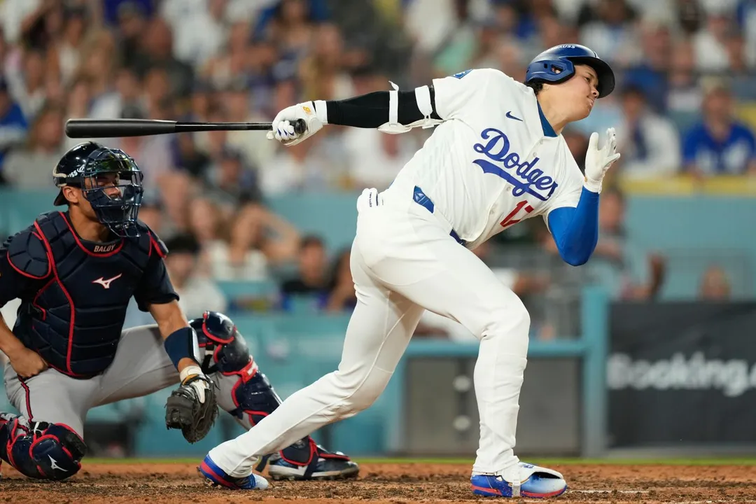 大谷翔平打擊近況不理想。（圖／美聯社）