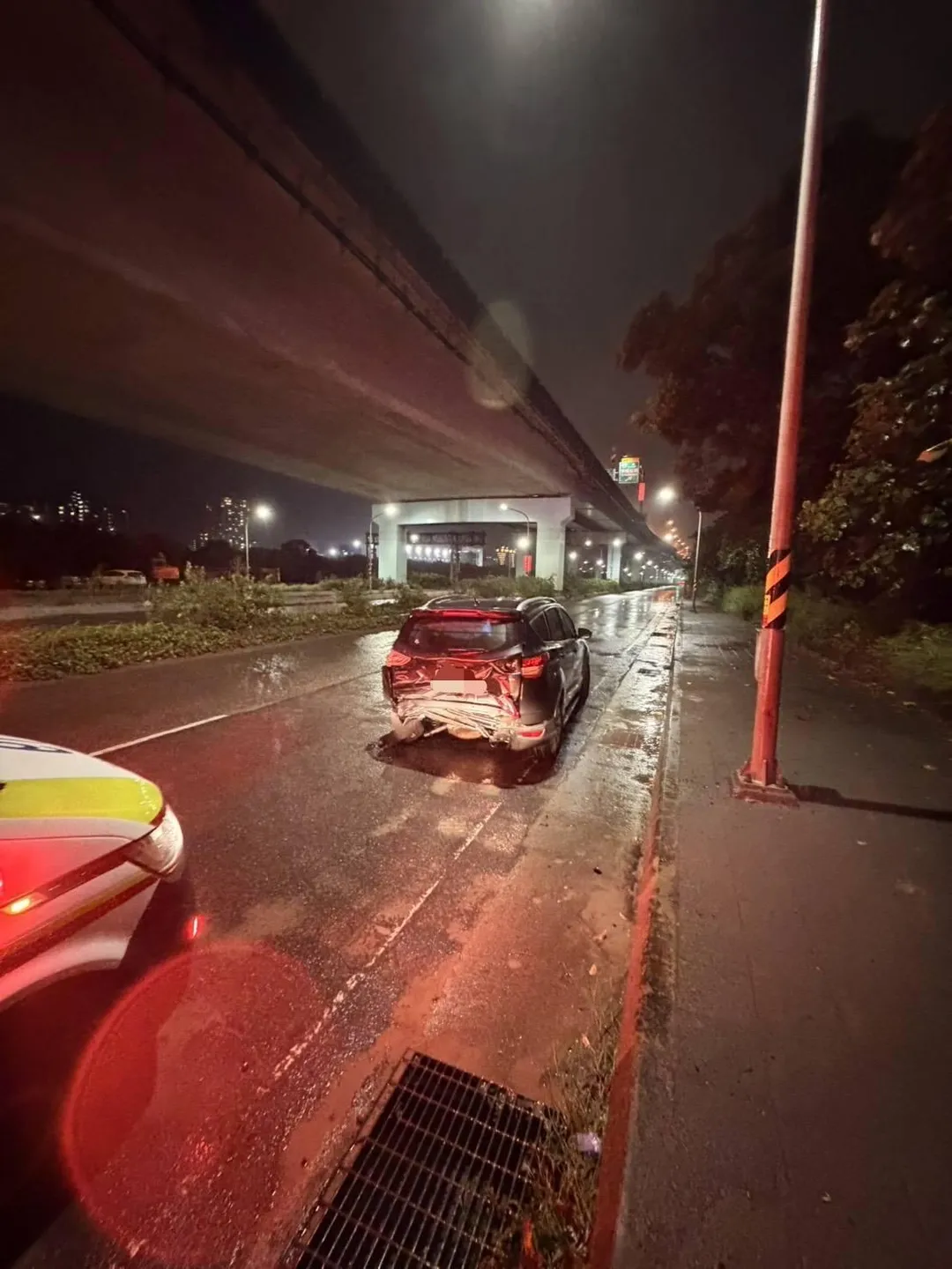 車禍現場。(圖/翻攝畫面)