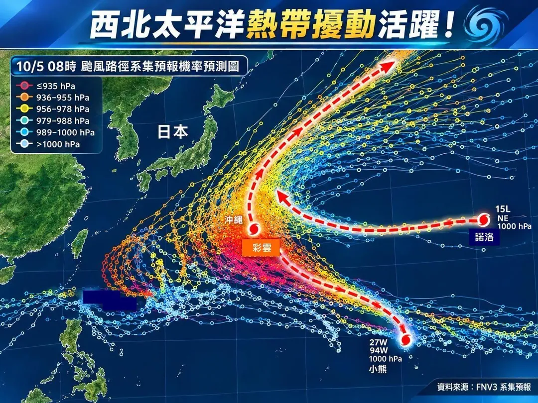 林得恩指出,小熊過後,都還會有新的颱風生成。(圖/翻攝自「林老師氣象站」臉書)