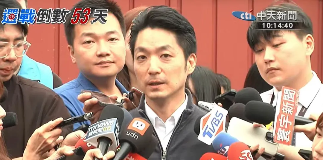 蔣萬安受訪。（圖/中天新聞）