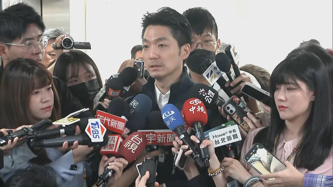 蔣萬安針對延平中學食物中毒事件做出回應。（圖／中天新聞）