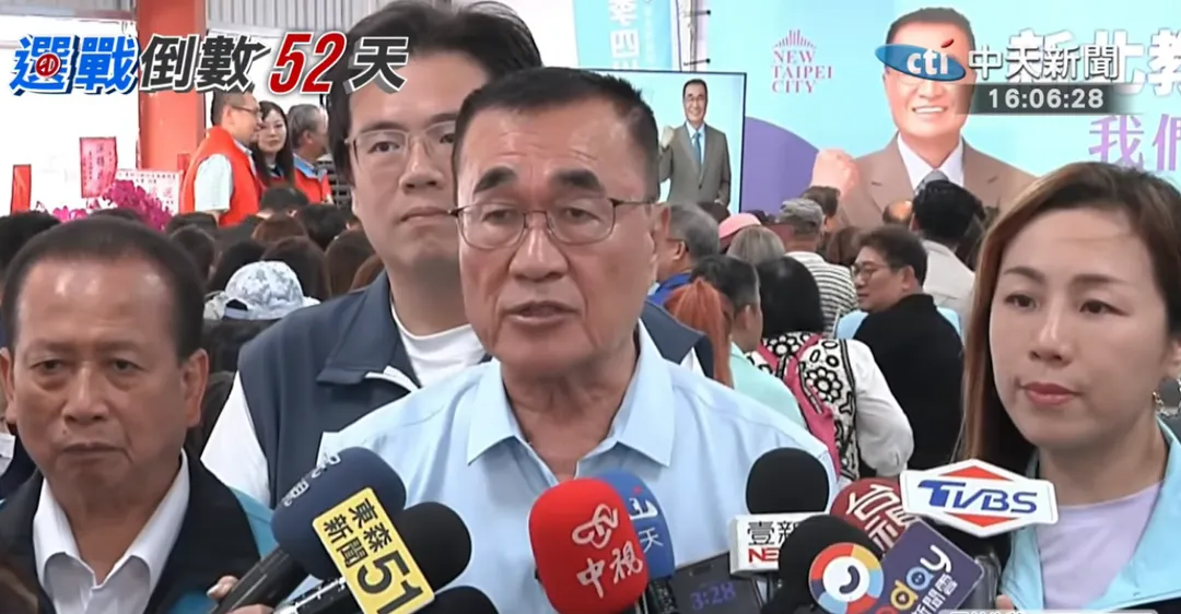 國民黨新北市長參選人李四川7日受訪。（圖／中天新聞）