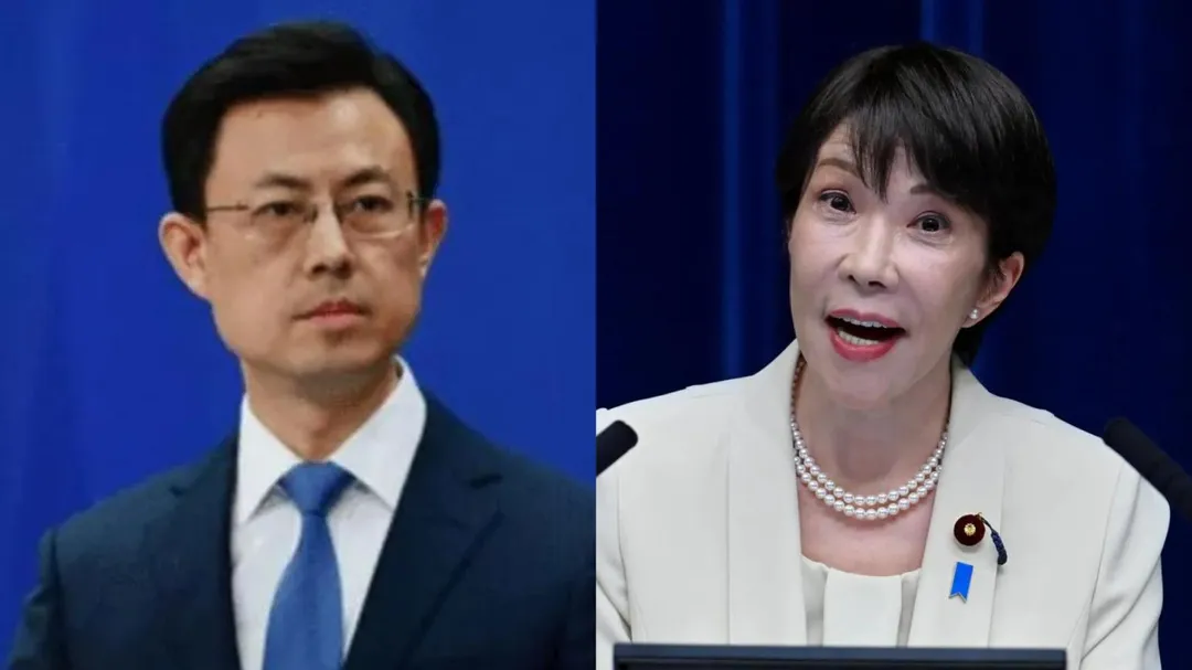 陸外交部發言人郭嘉昆日前直接以姓名「高市早苗」稱呼日本首相。（資料照／網易、路透社）