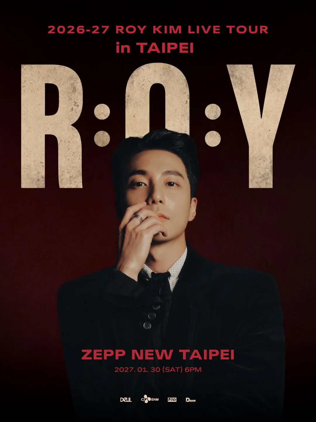 ROY KIM明年1月30日將在Zepp New Taipei開唱。（圖/DEUL提供）