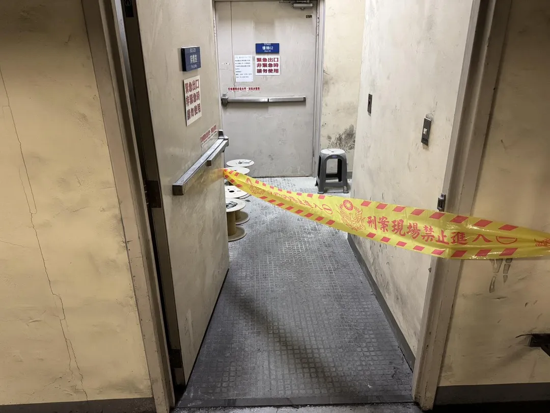 南港車站8日驚傳火警。(圖/警方提供)