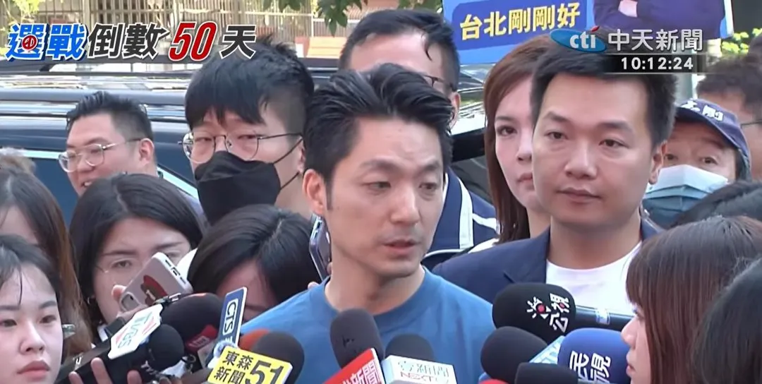 蔣萬安受訪。（圖/中天新聞）